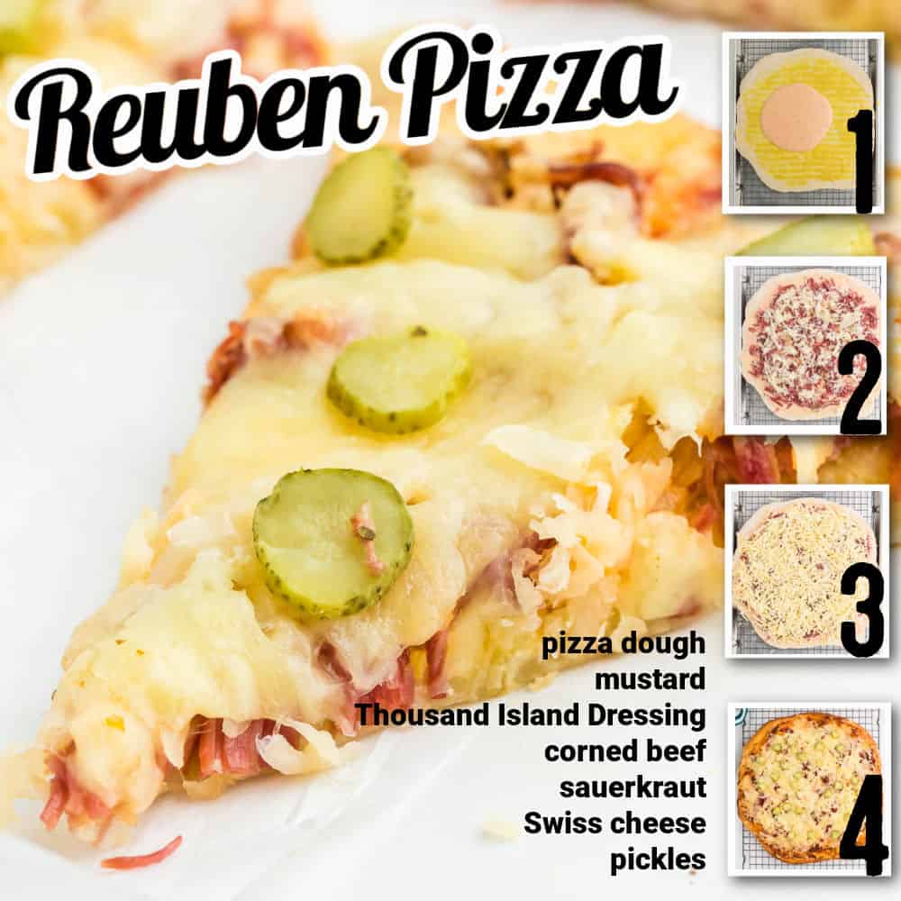 Reuben Pizza Cheerful Cook