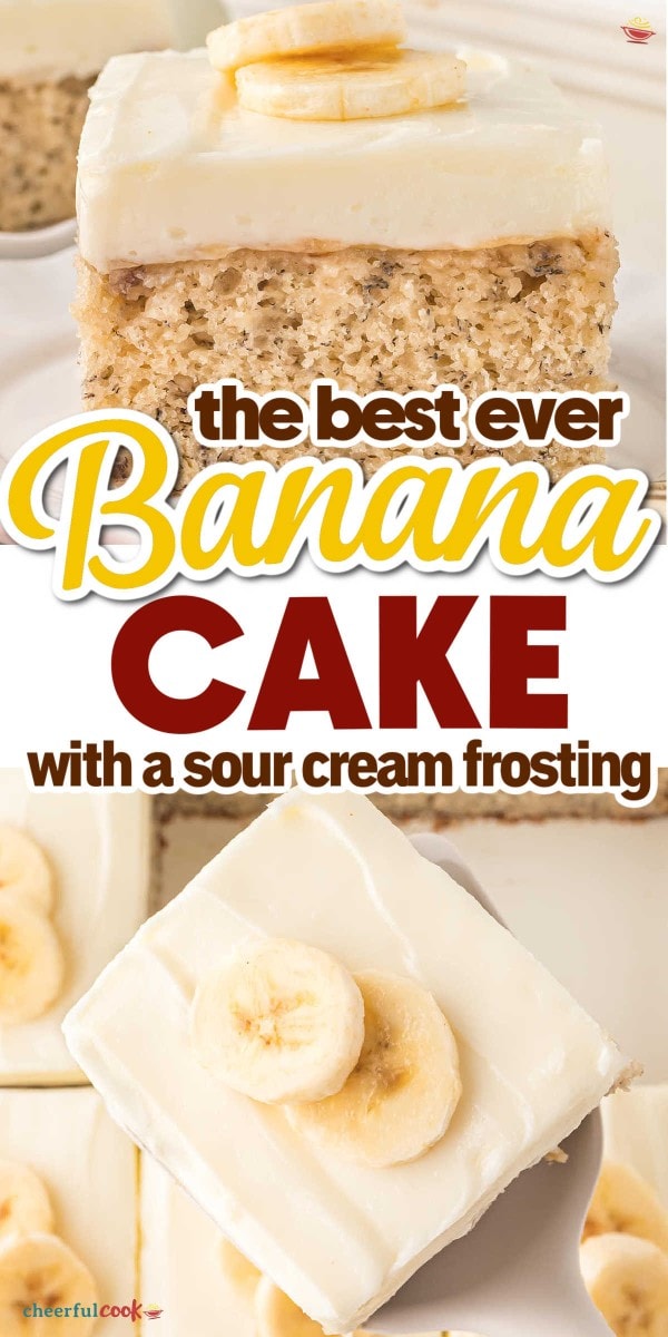 Banana Cake recipe by Cheerful Cook.