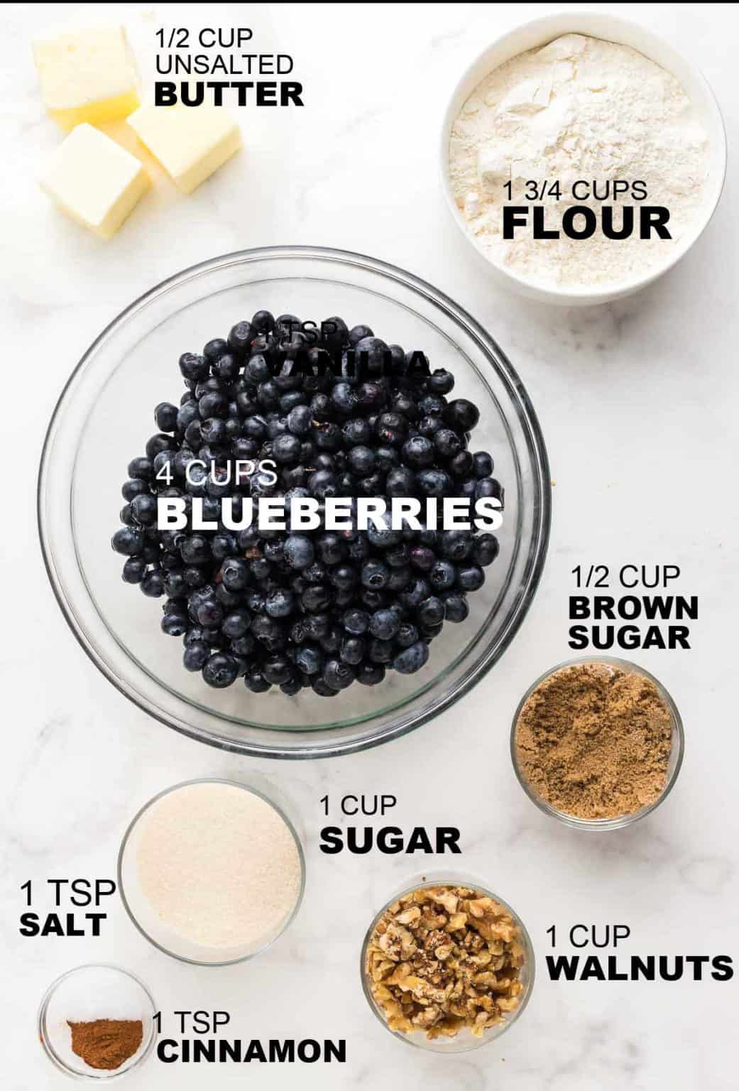 Blueberry Contents The Best Blueberry Crisp Recipe - Cheerful Cook