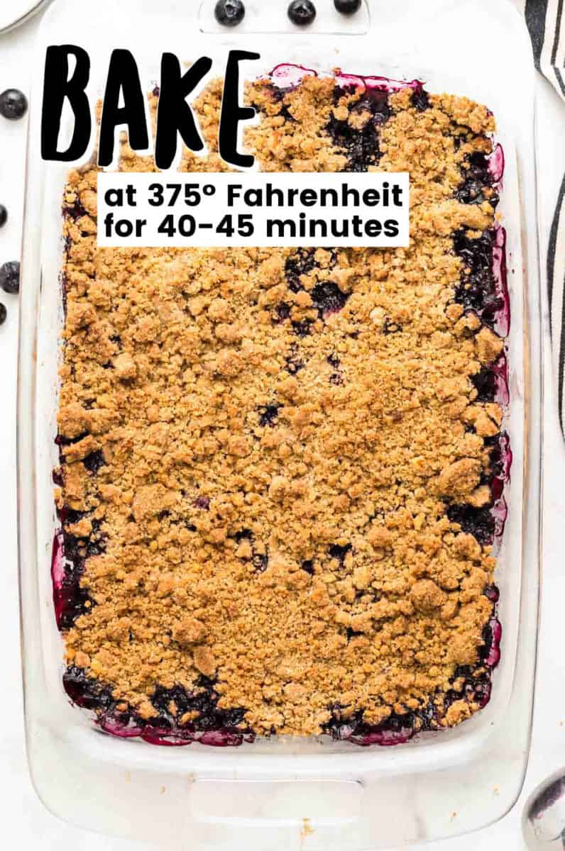 The Best Blueberry Crisp Recipe - Cheerful Cook