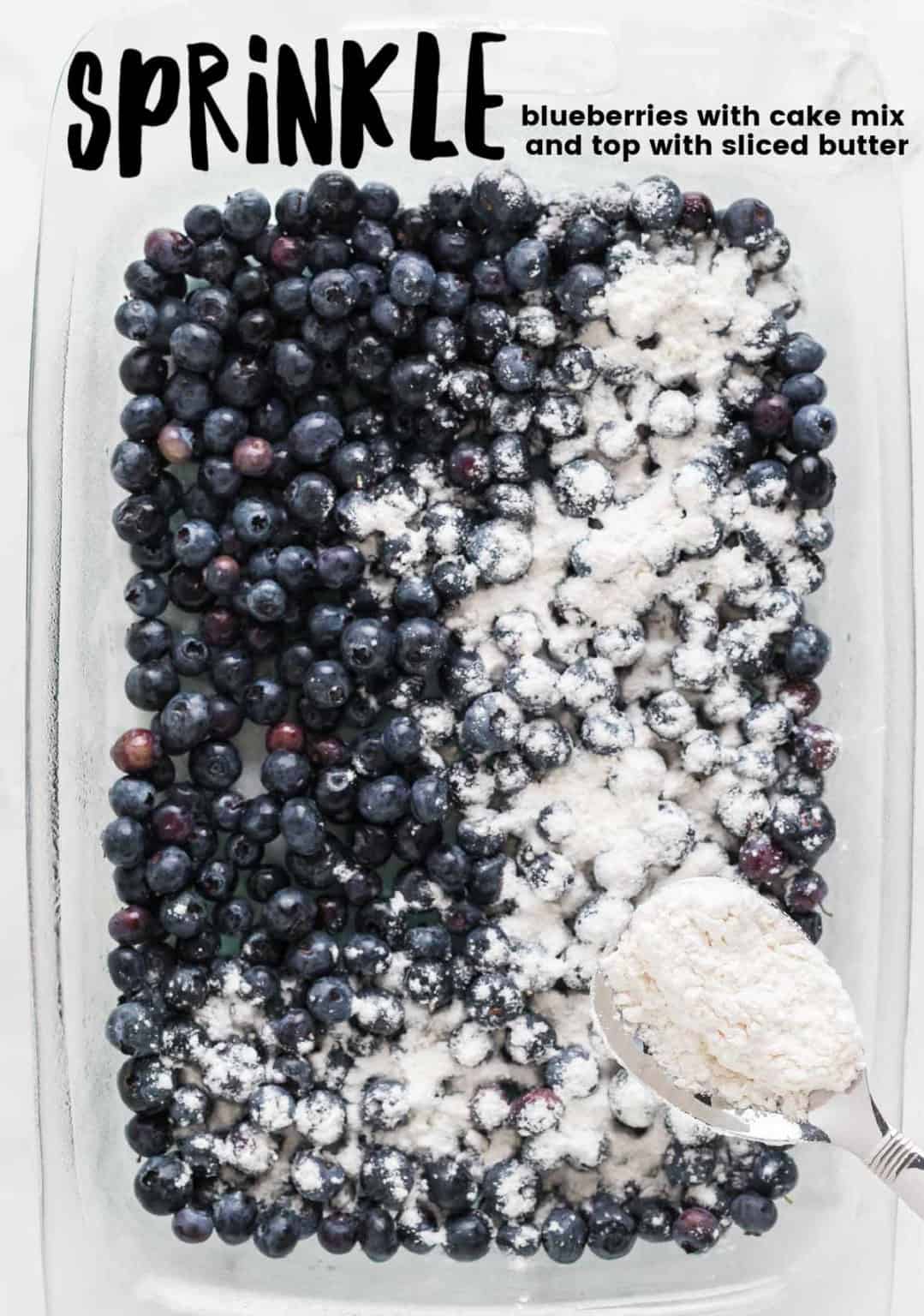 Easy Blueberry Dump Cake with Fresh Berries - Cheerful Cook