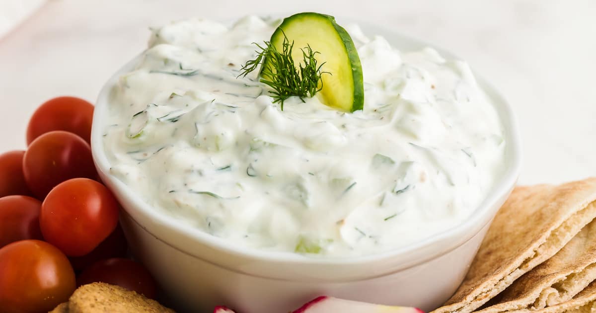 Easy Cucumber Dip {10 Minute Recipe} Cheerful Cook