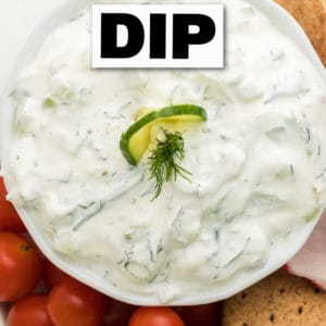 The BEST Cucumber Dip - Perfect For Summer Snacking