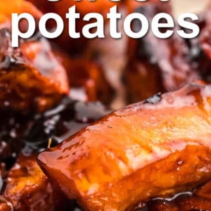 The.BEST candied sweet potatoes. Tastes like candy!