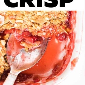 The best Strawberry Crisp with fresh strawberries.
