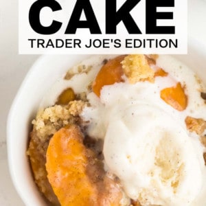 The Best Peach Dump Cake (Trader Joe's Edition)