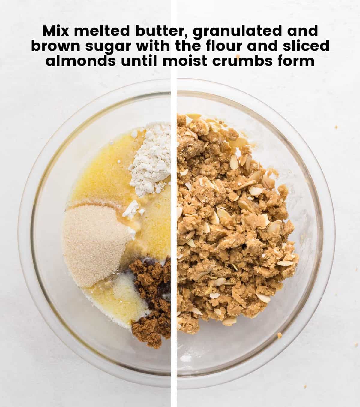 process image (collage): making the crumble