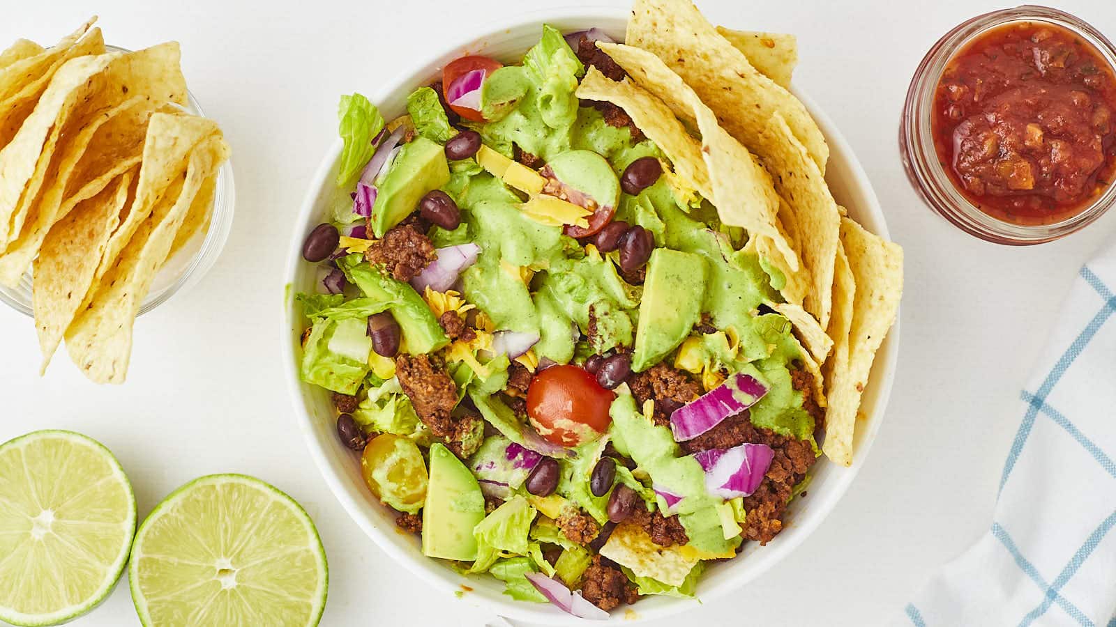 Taco Salad recipes by Cheerful Cook.