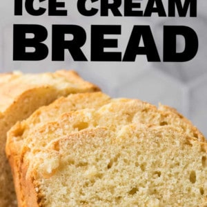 Super Easy 2-ingredients Ice Cream Bread