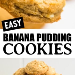 Easy Banana Pudding Cookies