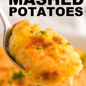 The BEST Cheesy Mashed Potatoes