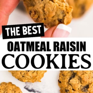The Best Oatmeal Raisin Cookies.