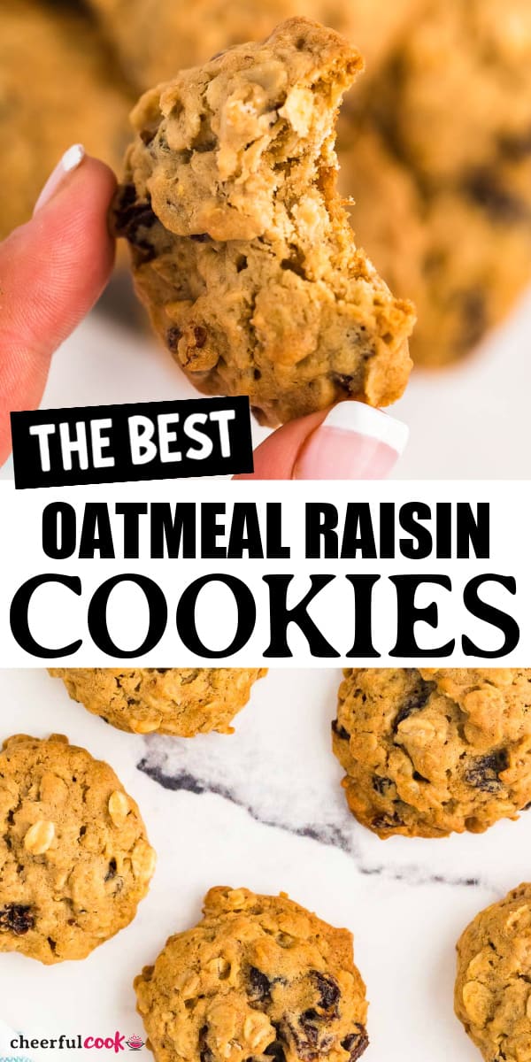 The Best Oatmeal Raisin Cookies.