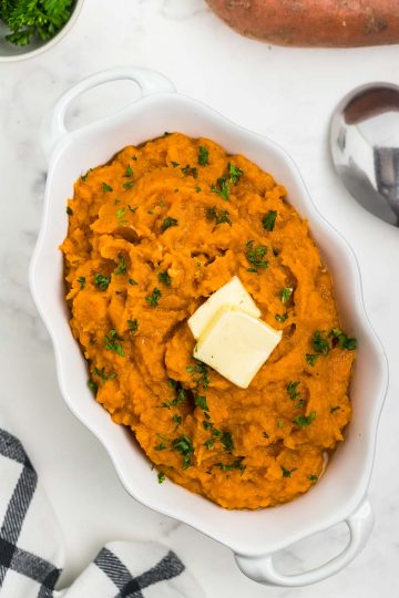 Mashed Sweet Potatoes - Cheerful Cook