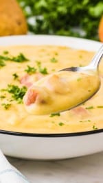 Easy German Potato Soup With Sausage (Kartoffelsuppe) - Cheerful Cook