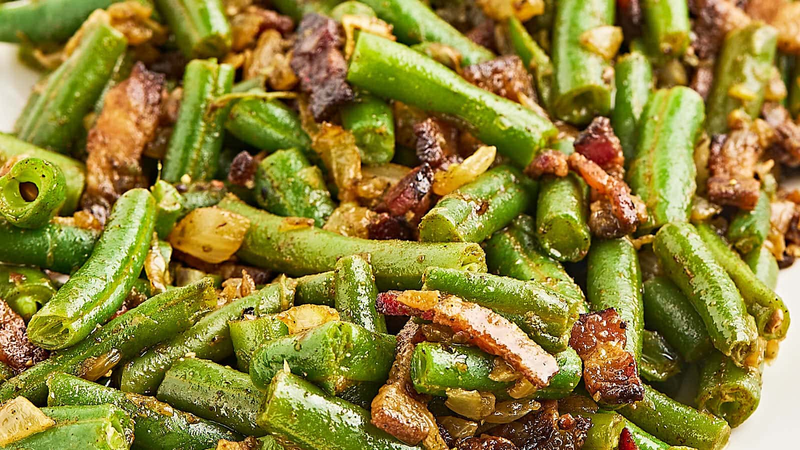 Green Beans And Bacon recipe by Cheerful Cook.