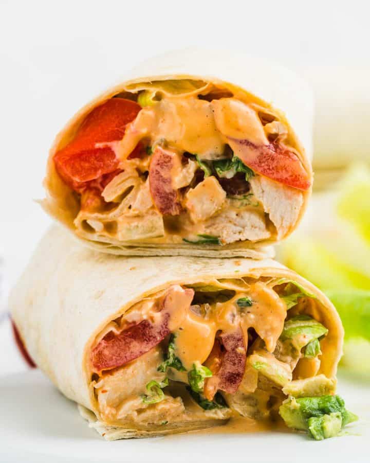 Chipotle Chicken Wrap - Cheerful Cook