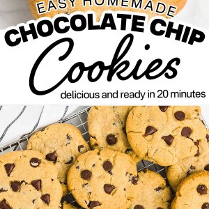 The EASIEST homemade Chocolate Chip Cookie Recipe ANYONE CAN BAKE!