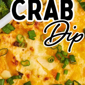 An easy recipe for a deliciously creamy Cheesy Crab Dip.