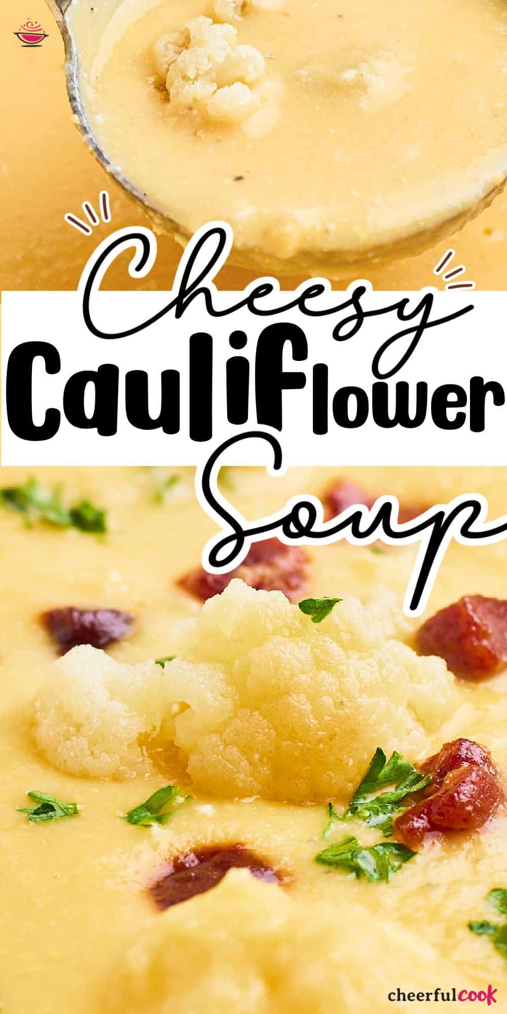 Looking for a tasty and fast way to get cozy? Our delicious limited-ingredient cauliflower soup is here! You can choose how you want it; blended, smooth, or chunky. Make the perfect bowlful in no time - just warm up, eat up and enjoy !#cheerfulcook #cauliflowersoup #soup #souprecipe #cheesy #cauliflowercheddar #soup #cheesy #easy via @cheerfulcook
