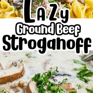 The EASIEST Ground Beef Stroganoff Recipe. Ever!