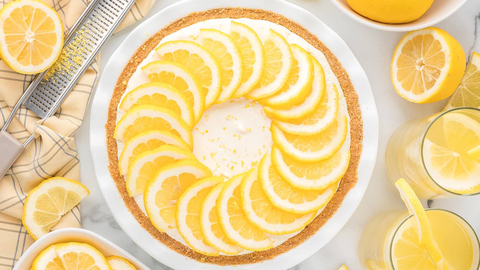Lemon Icebox Pie recipe by Cheerful Cook.