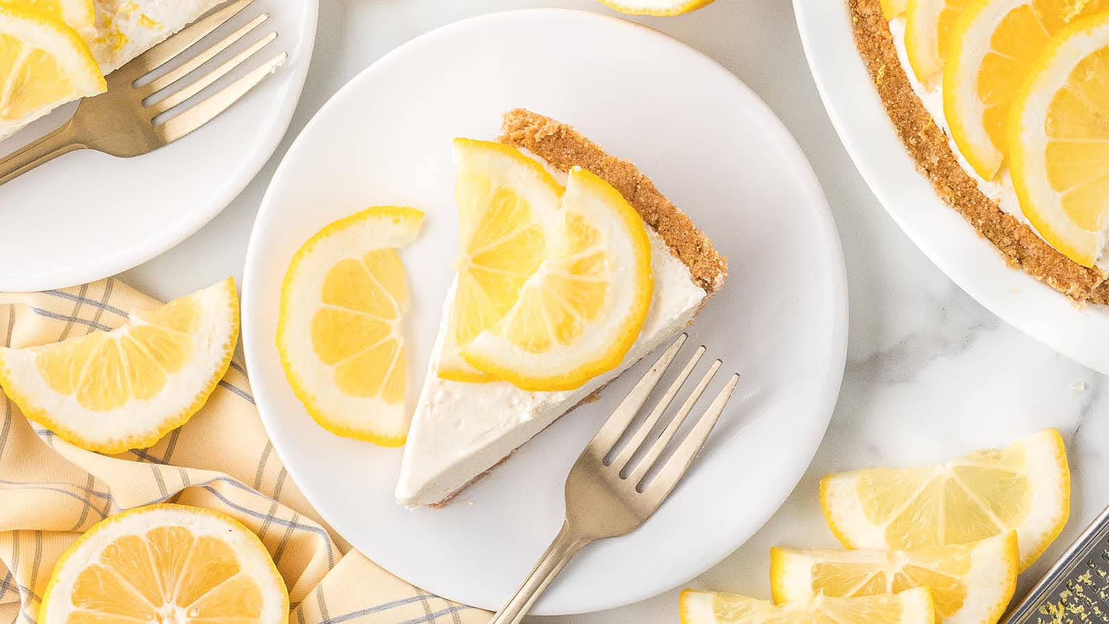 Lemon Icebox Pie recipe by Cheerful Cook.
