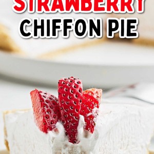 The BEST Strawberry Chiffon Pie Recipe!