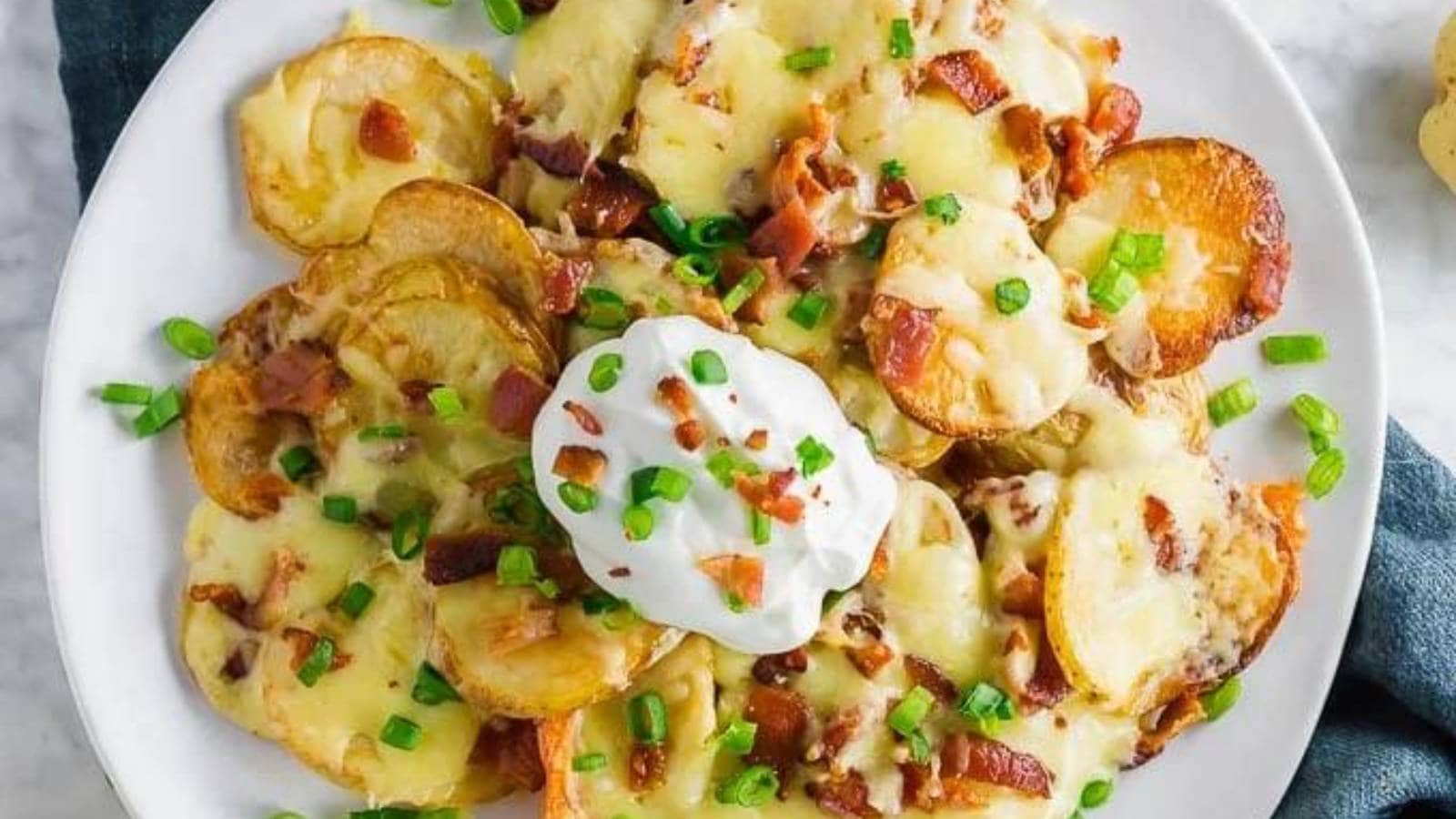 Irish Nachos recipe by A Dash of Megnut.