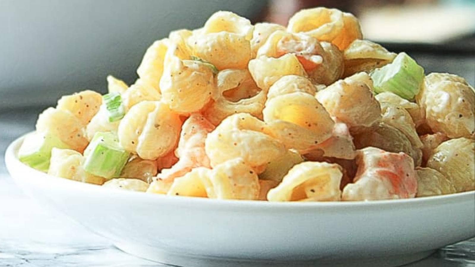 Shrimp Macaroni Salad With Cajun Spices recipe by Chenée Today.