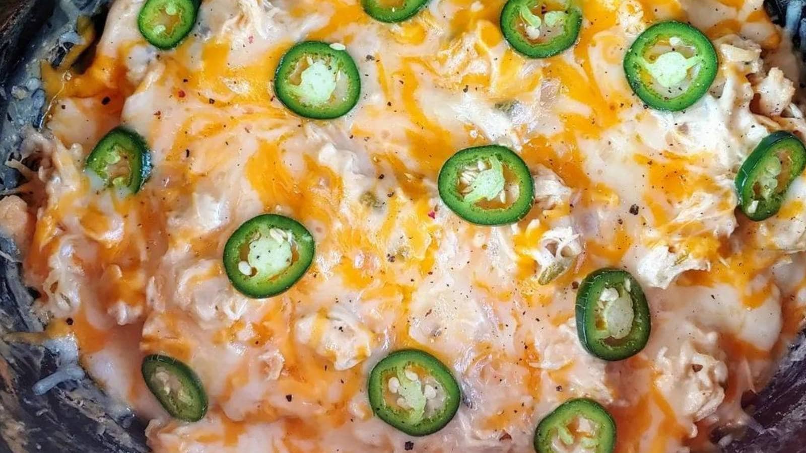 Slow Cooker Jalapeno Popper Chicken recipe by Flavorful Eats.