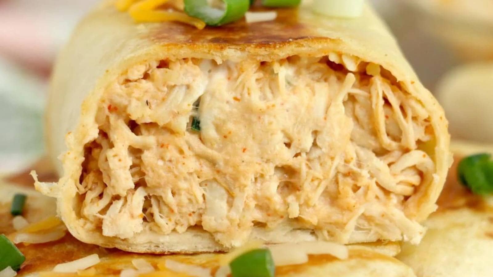 Buffalo Ranch Chicken Wraps recipe by Kitchen Divas.