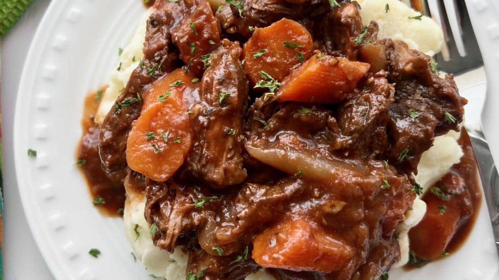 Guinness Pot Roast recipe by Quiche My Grits.