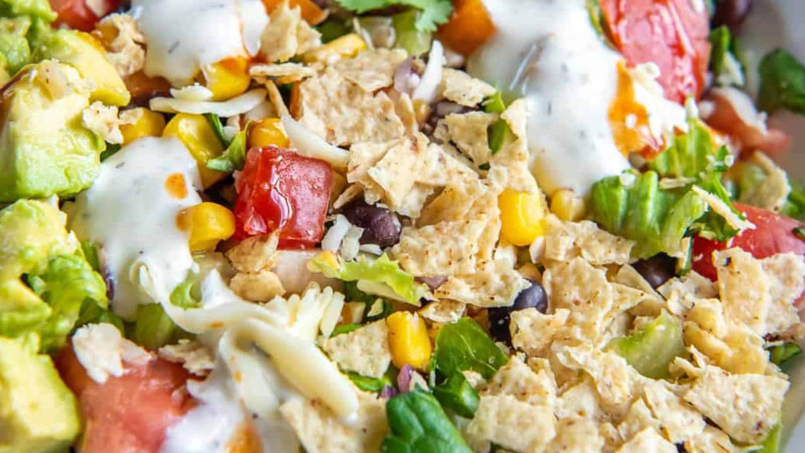 Southwest Chopped Salad recipe by Valerie's Kitchen.