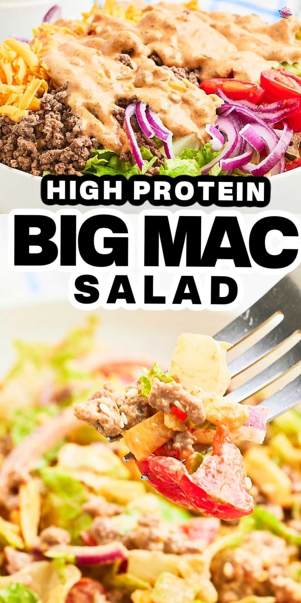 The best Big Mac Salad Recipe.