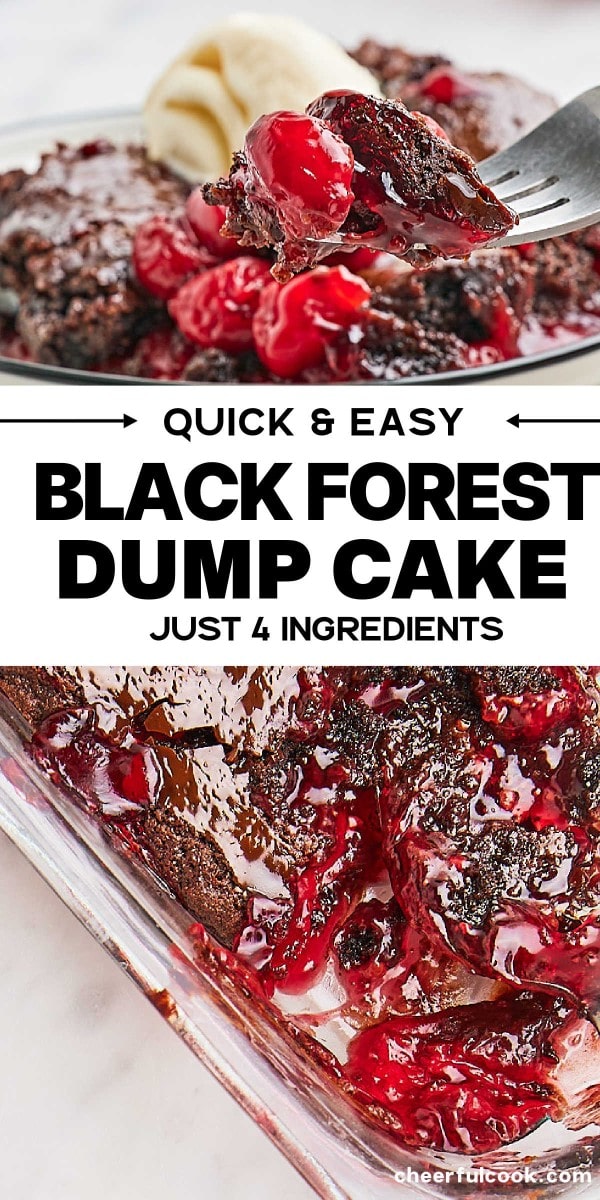 The best Black Forest Dump Cake Recipe!