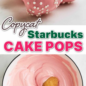 Recipe for a super easy Starbucks Cake Pops copycat recipe.