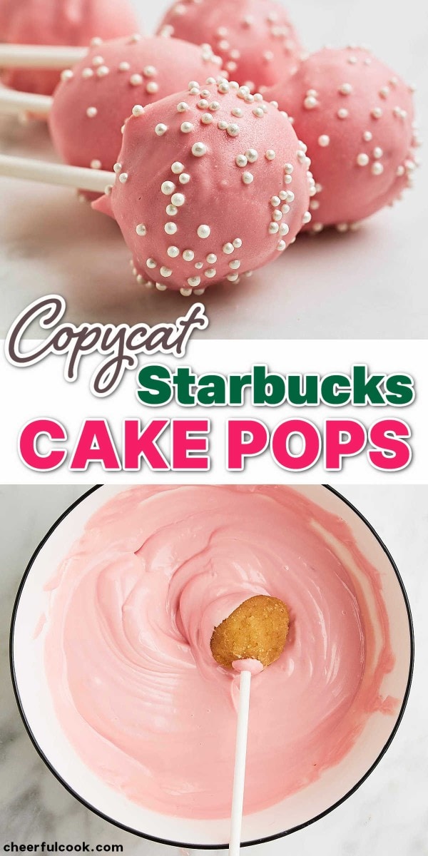 Recipe for a super easy Starbucks Cake Pops copycat recipe.