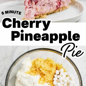 Super easy and refreshing no-bake Cherry Pineapple Pie.