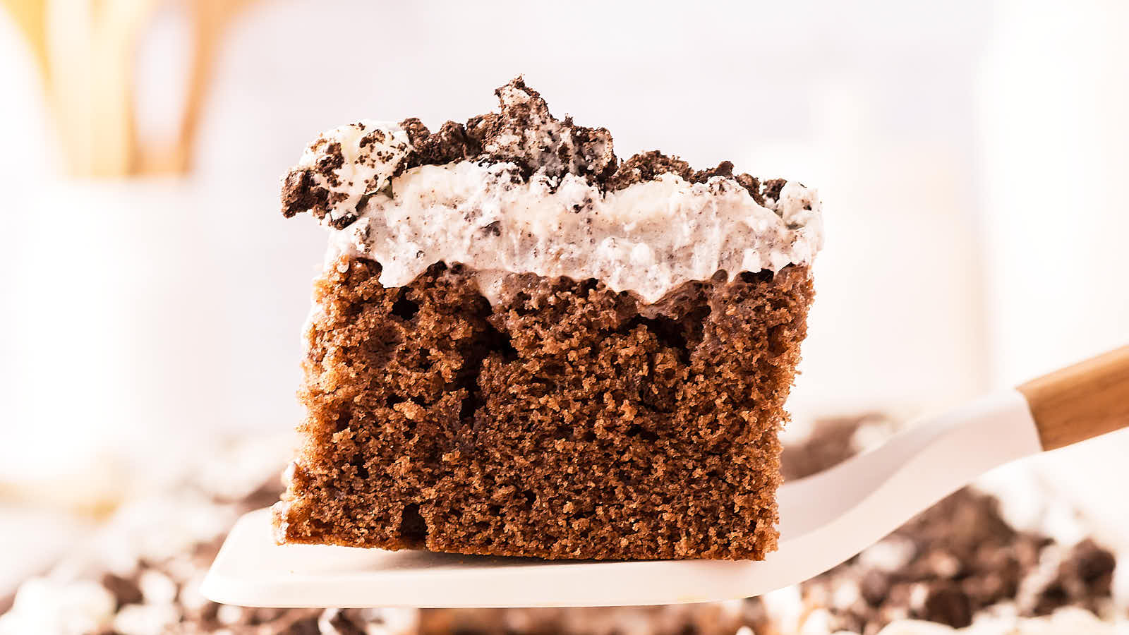 Oreo Sheet Cake recipe by Cheerful Cook.