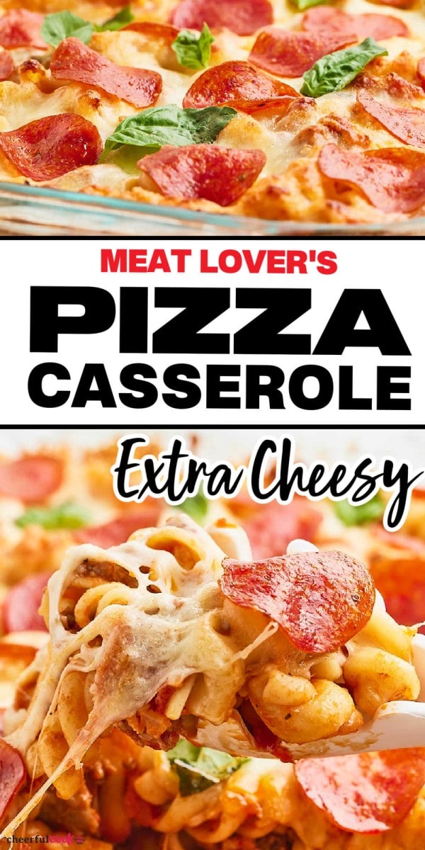 The best Pizza Casserole Recipe - especially for Meat Lovers.