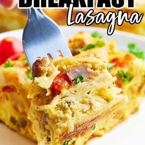 The best Breakfast Lasagna Recipe.