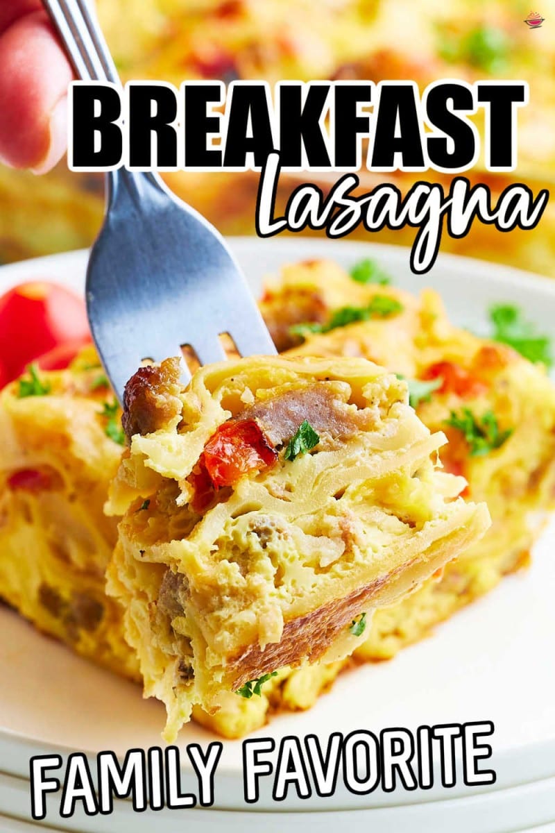 The best Breakfast Lasagna Recipe.