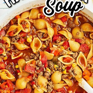 The best sweet & spicy Hamburger Soup Recipe!