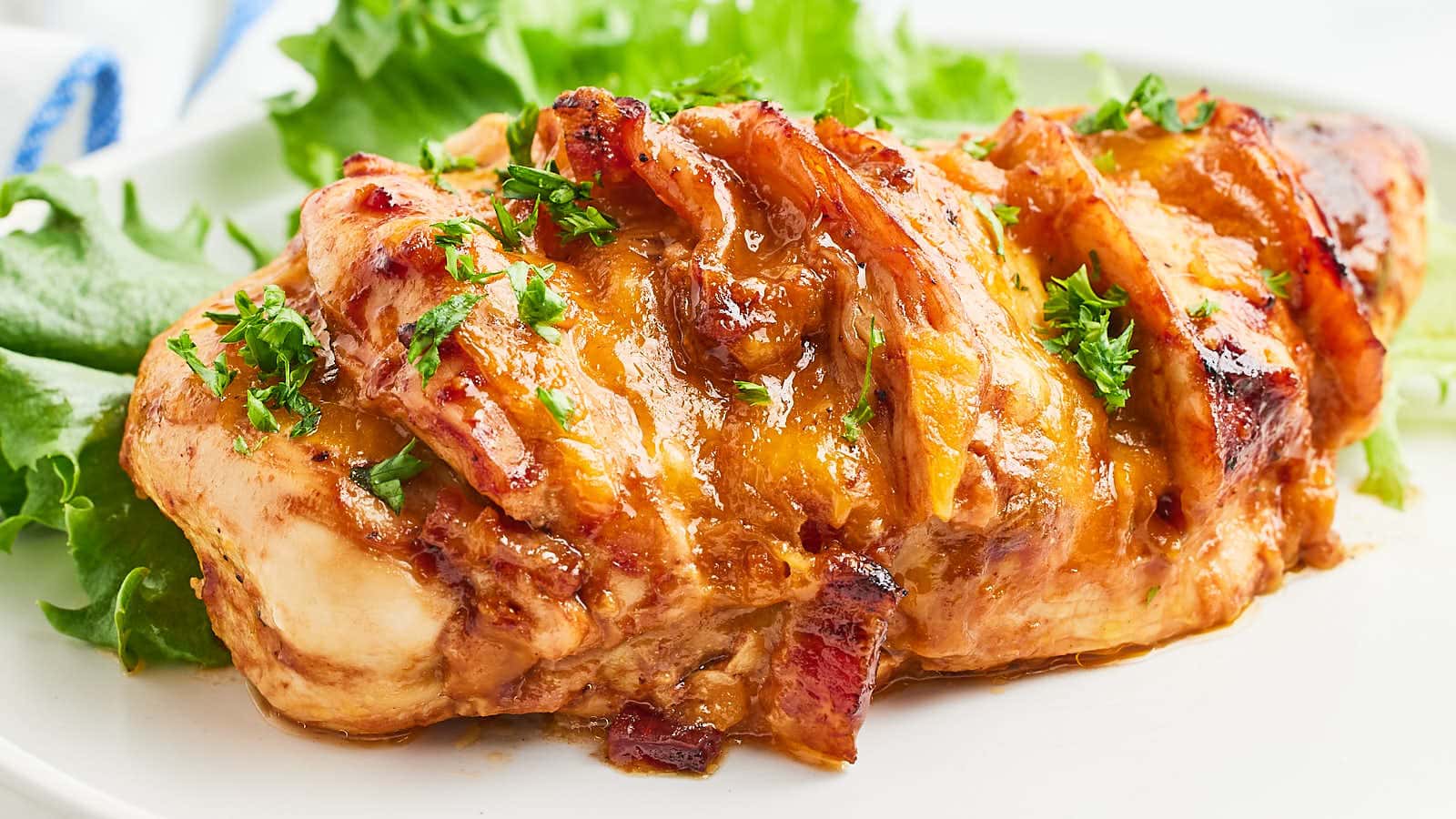 BBQ Hasselback Chicken recipe by Cheerful Cook.