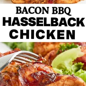 The best Hasselback Chicken recipe.