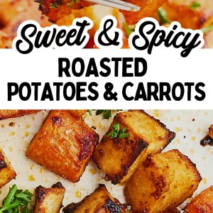 The best Roasted Potatoes and Carrots Recipe.