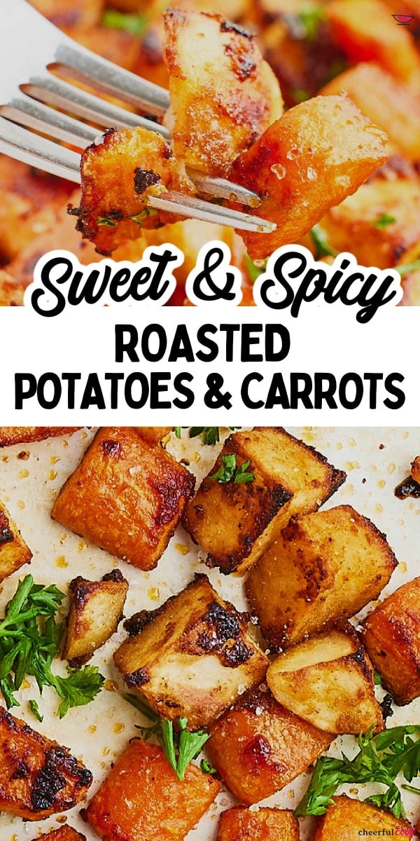 The best Roasted Potatoes and Carrots Recipe.