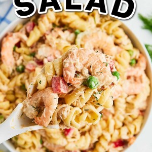 The best Seafood Pasta Salad Recipe.