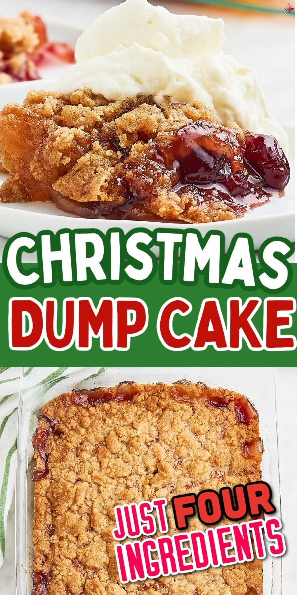 The best Christmas Dump Cake recipe!